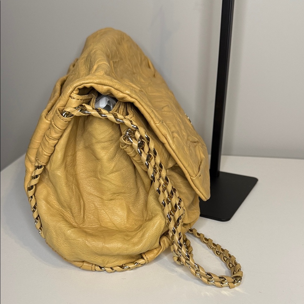 MCM Tan Leather Shoulder Bag - Picture 6 of 13